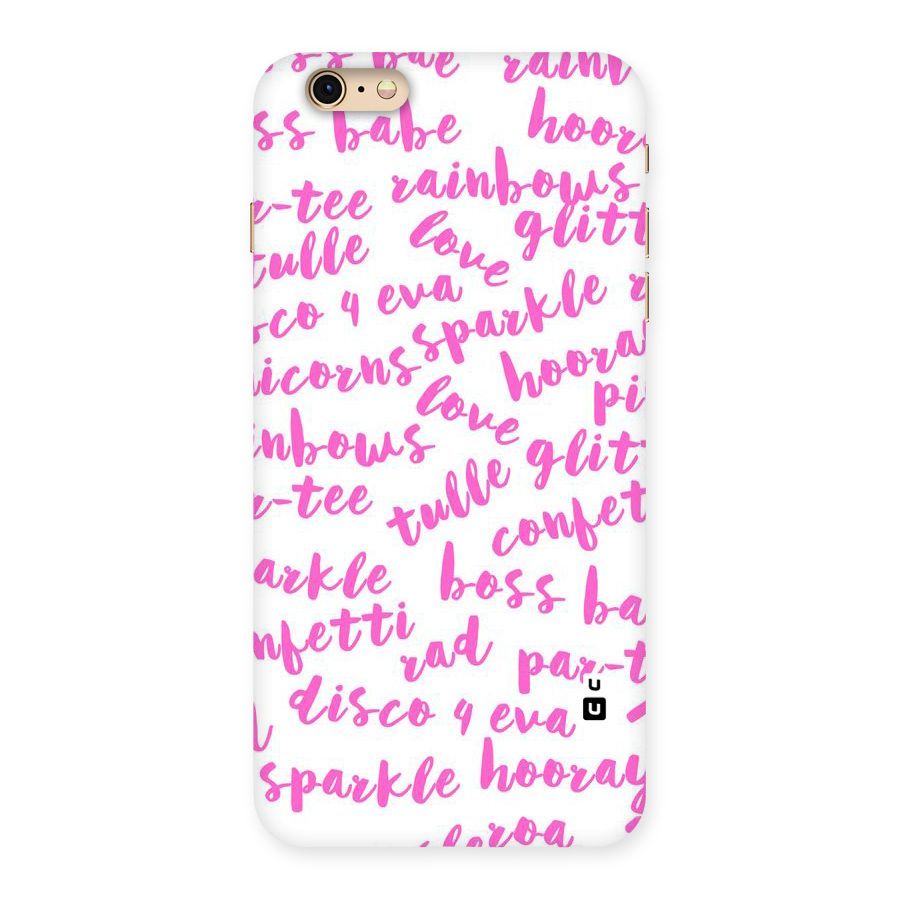 Sparkle Love Back Case for iPhone 6 Plus 6S Plus
