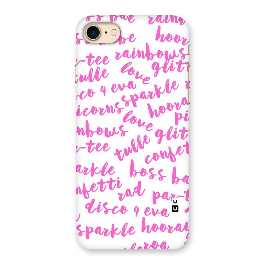 Sparkle Love Back Case for iPhone 7
