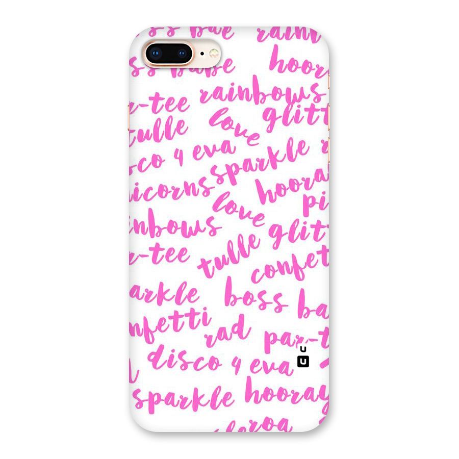 Sparkle Love Back Case for iPhone 8 Plus
