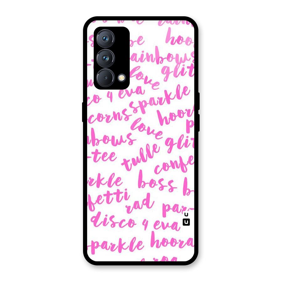Sparkle Love Glass Back Case for Realme GT Master Edition