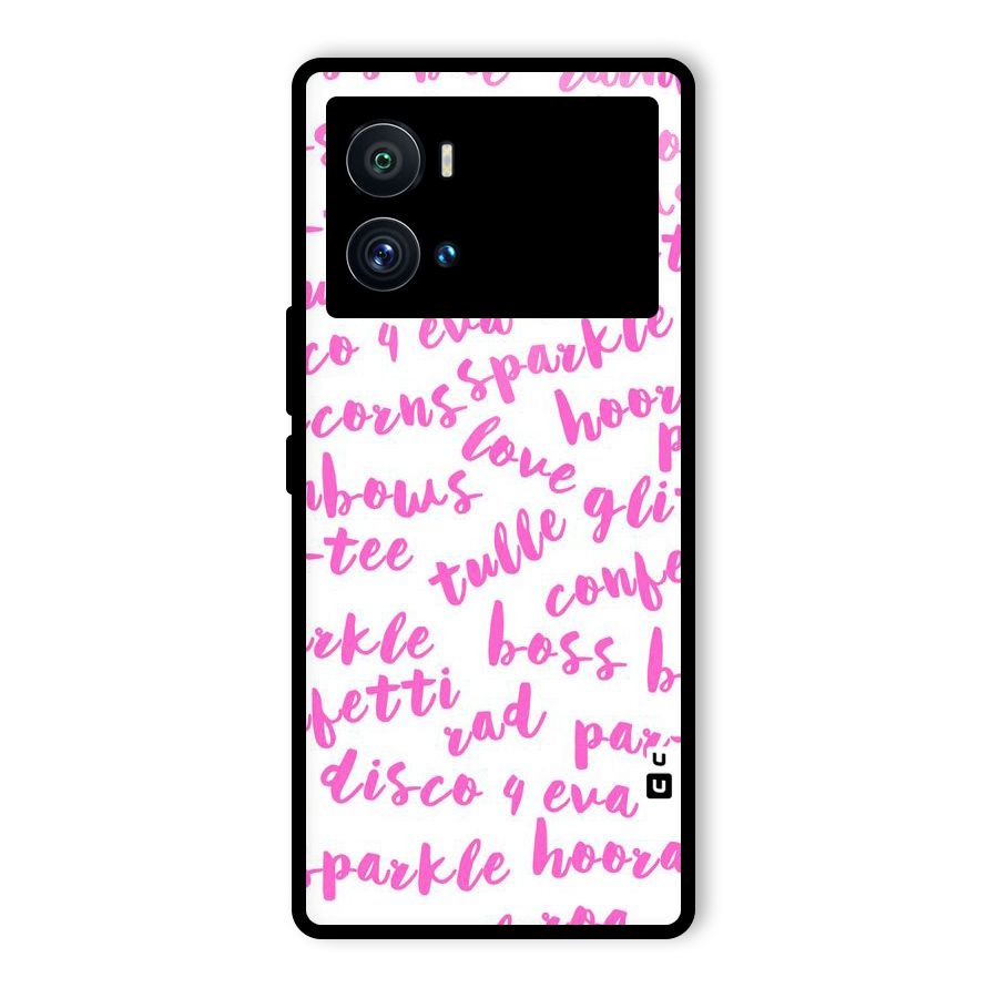 Sparkle Love Glass Back Case for Vivo iQOO 9 Pro