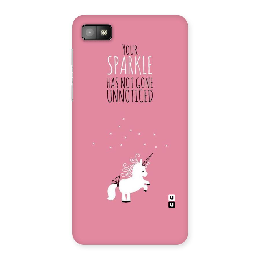 Sparkle Not Unnoticed Back Case for Blackberry Z10
