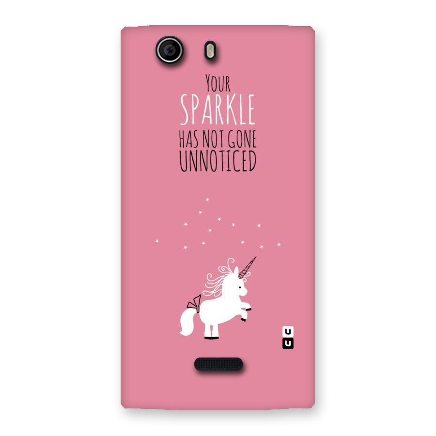 Sparkle Not Unnoticed Back Case for Canvas Nitro 2 E311