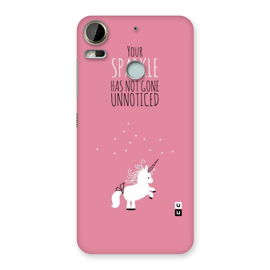 Sparkle Not Unnoticed Back Case for Desire 10 Pro