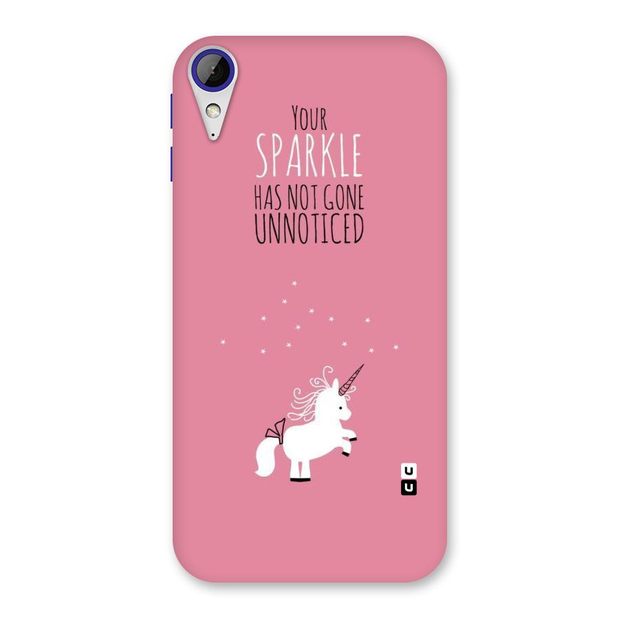 Sparkle Not Unnoticed Back Case for Desire 830