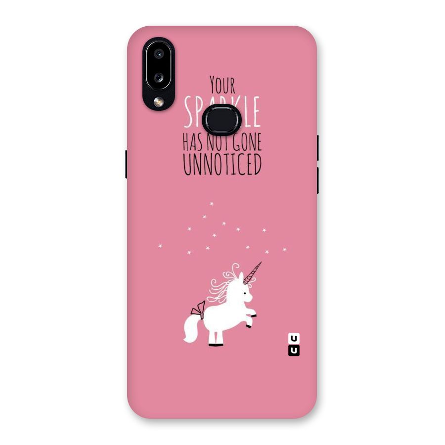 Sparkle Not Unnoticed Back Case for Galaxy A10s