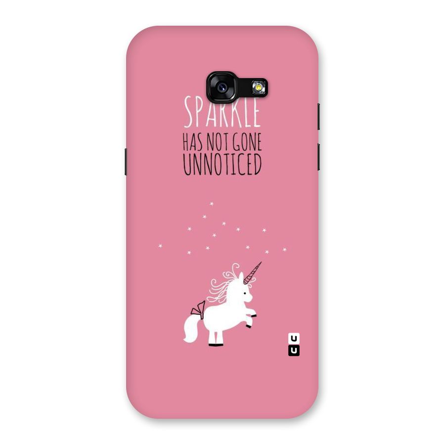 Sparkle Not Unnoticed Back Case for Galaxy A5 2017
