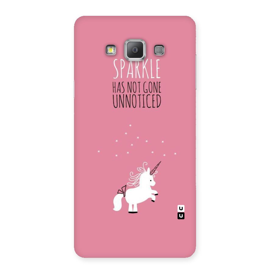 Sparkle Not Unnoticed Back Case for Galaxy A7