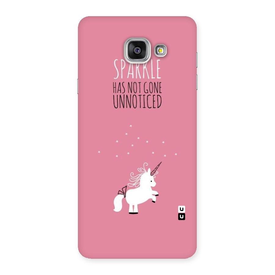 Sparkle Not Unnoticed Back Case for Galaxy A7 2016