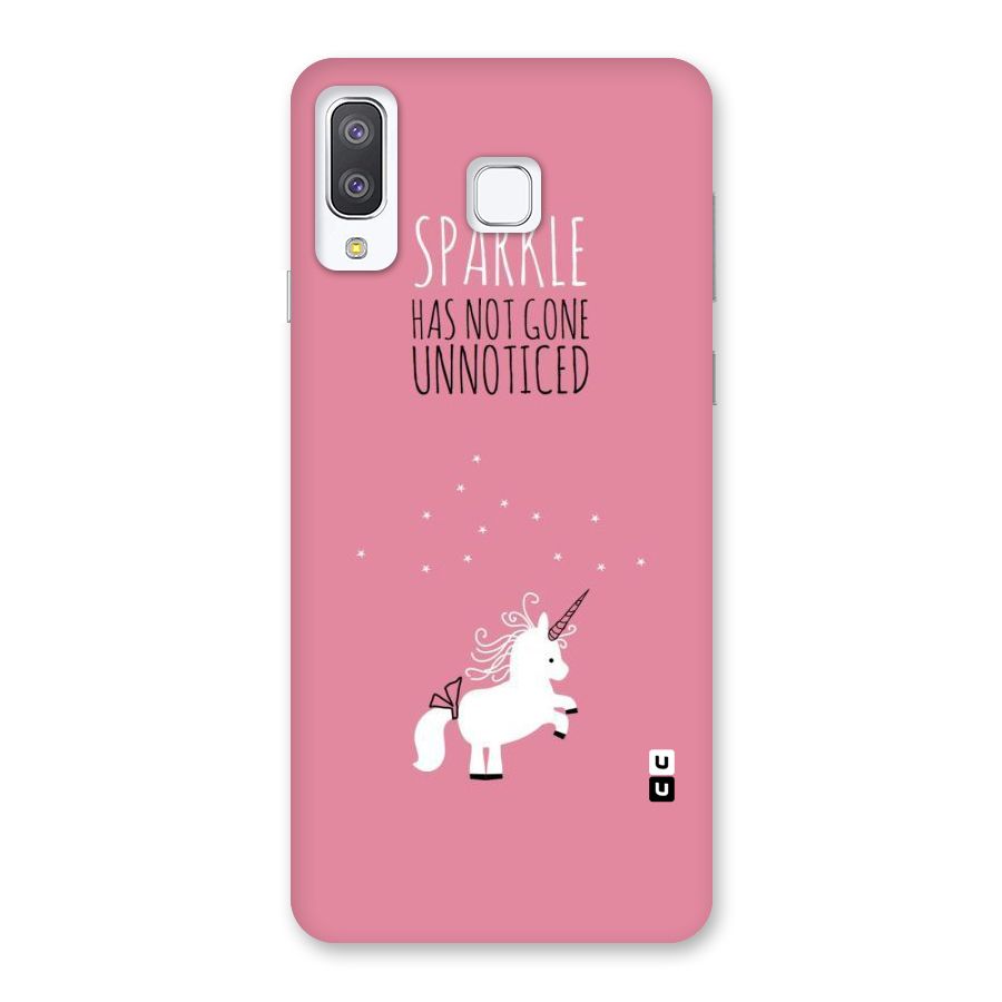 Sparkle Not Unnoticed Back Case for Galaxy A8 Star