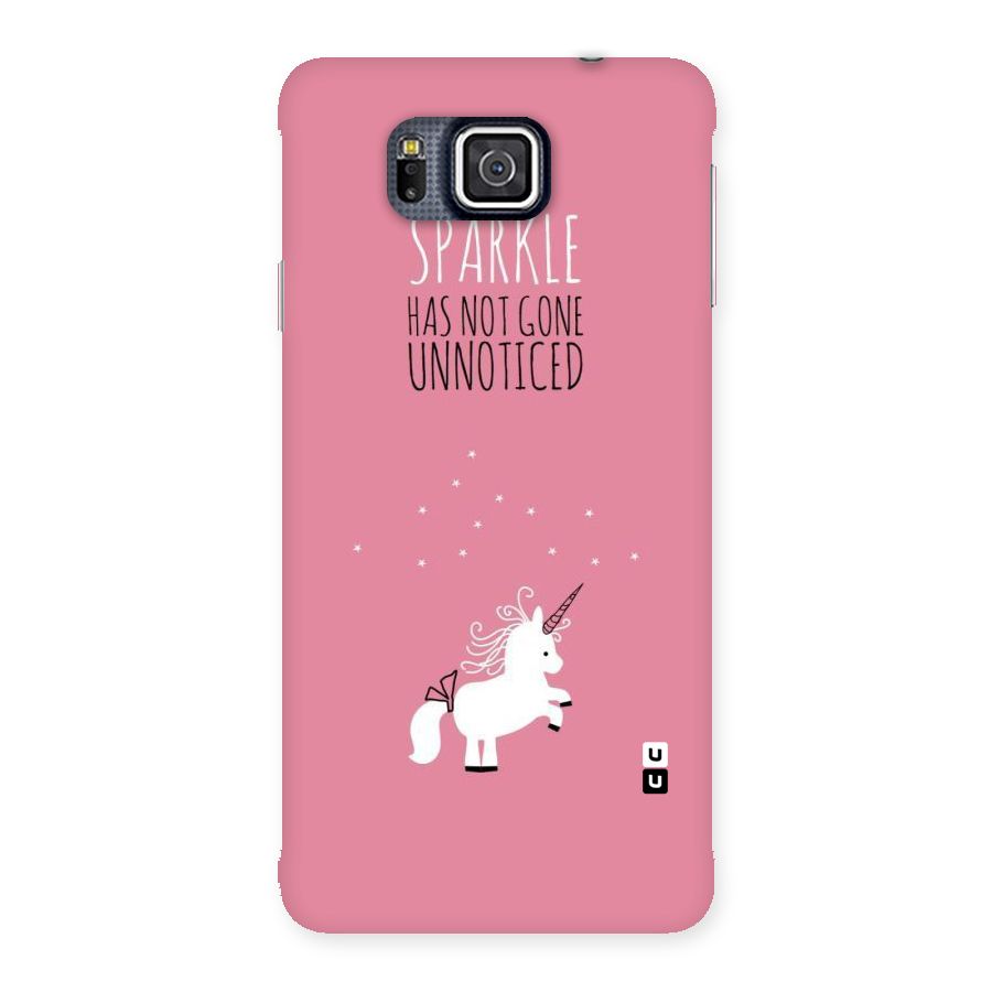 Sparkle Not Unnoticed Back Case for Galaxy Alpha