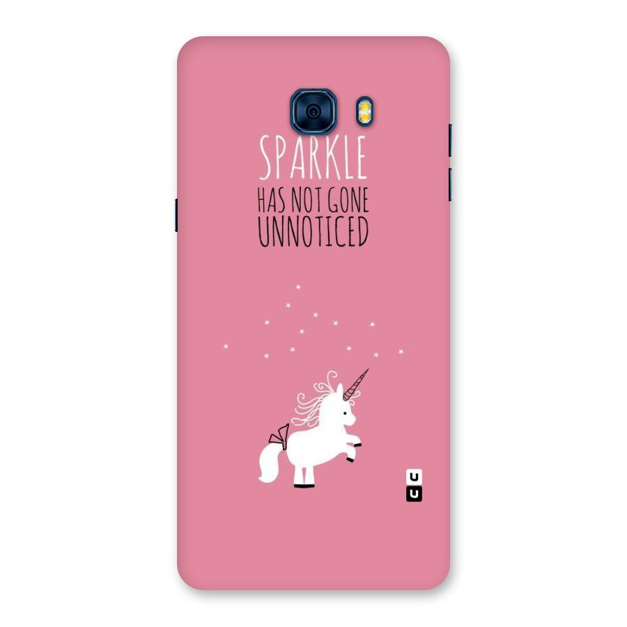 Sparkle Not Unnoticed Back Case for Galaxy C7 Pro