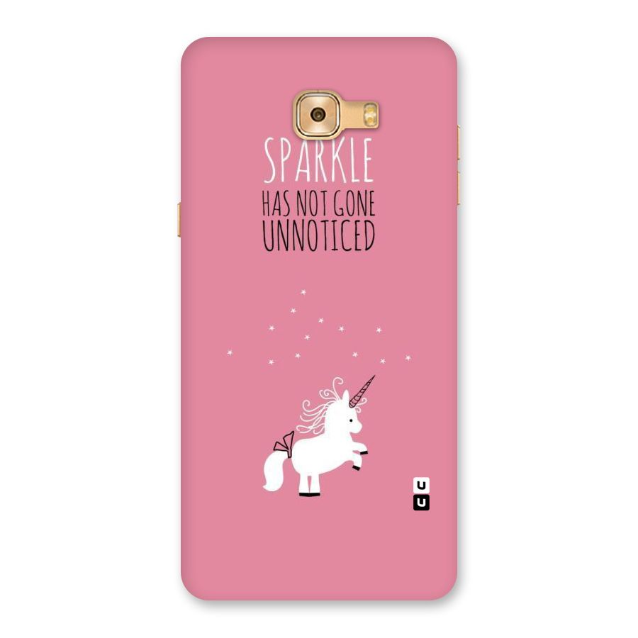 Sparkle Not Unnoticed Back Case for Galaxy C9 Pro