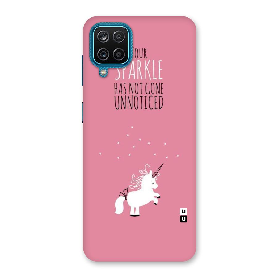Sparkle Not Unnoticed Back Case for Galaxy F12