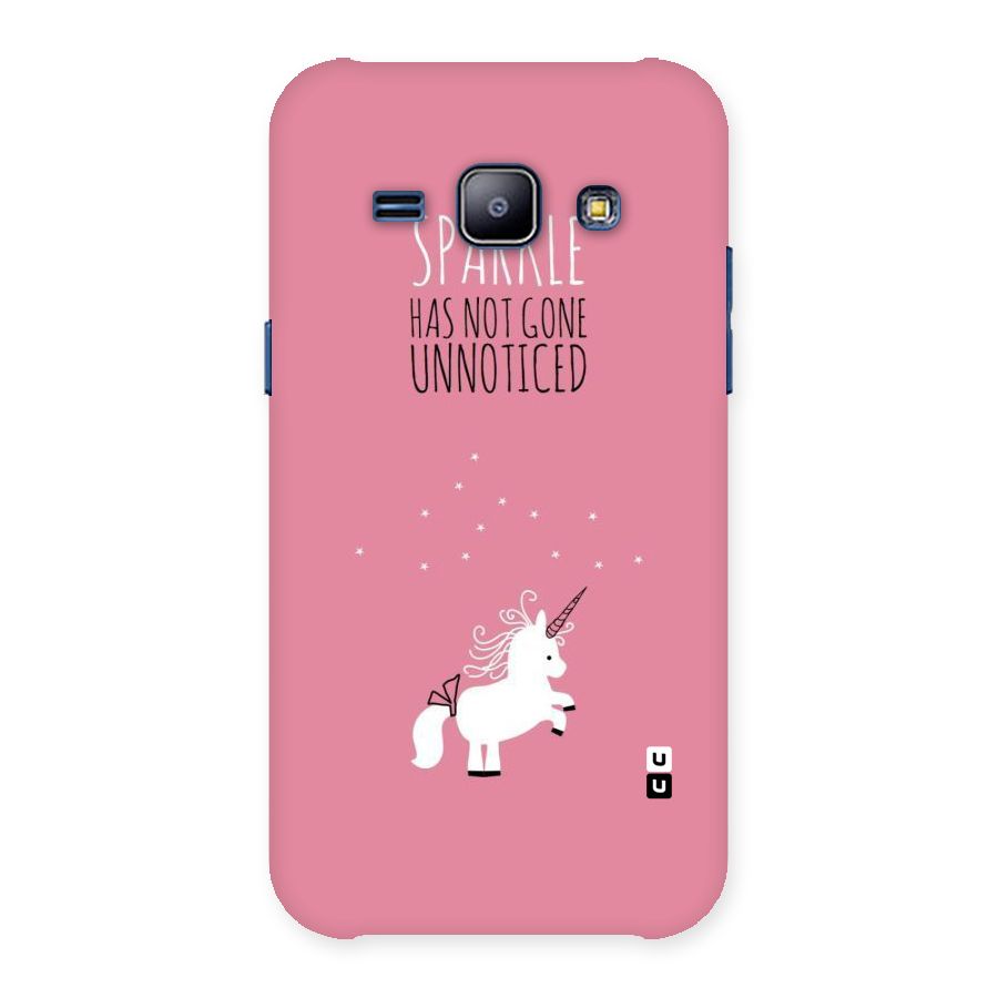 Sparkle Not Unnoticed Back Case for Galaxy J1
