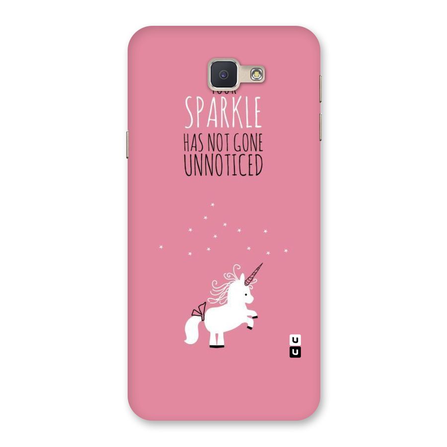 Sparkle Not Unnoticed Back Case for Galaxy J5 Prime