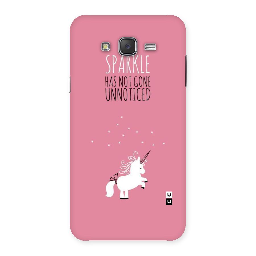 Sparkle Not Unnoticed Back Case for Galaxy J7