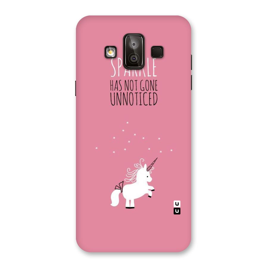 Sparkle Not Unnoticed Back Case for Galaxy J7 Duo