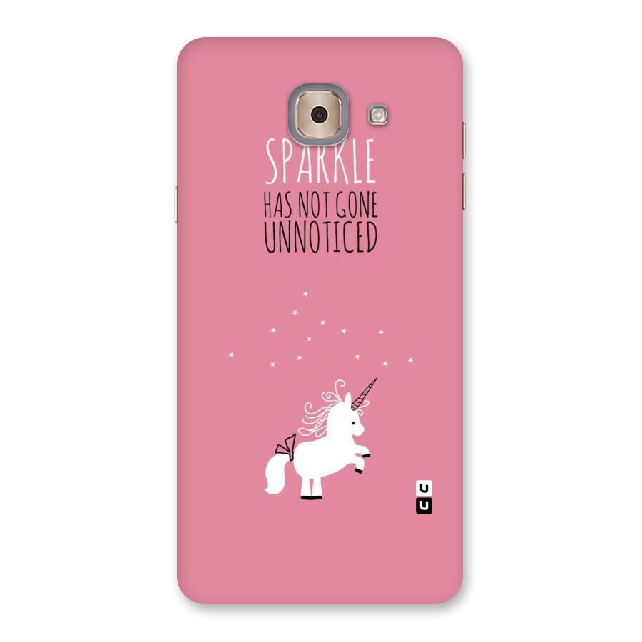 Sparkle Not Unnoticed Back Case for Galaxy J7 Max