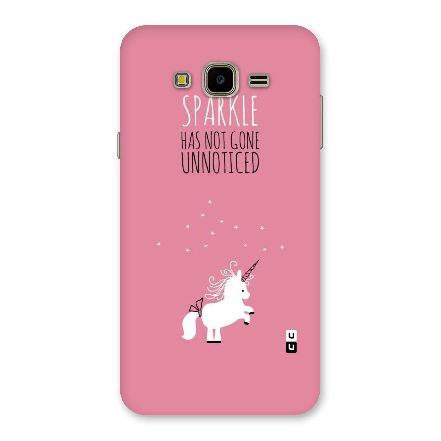 Sparkle Not Unnoticed Back Case for Galaxy J7 Nxt
