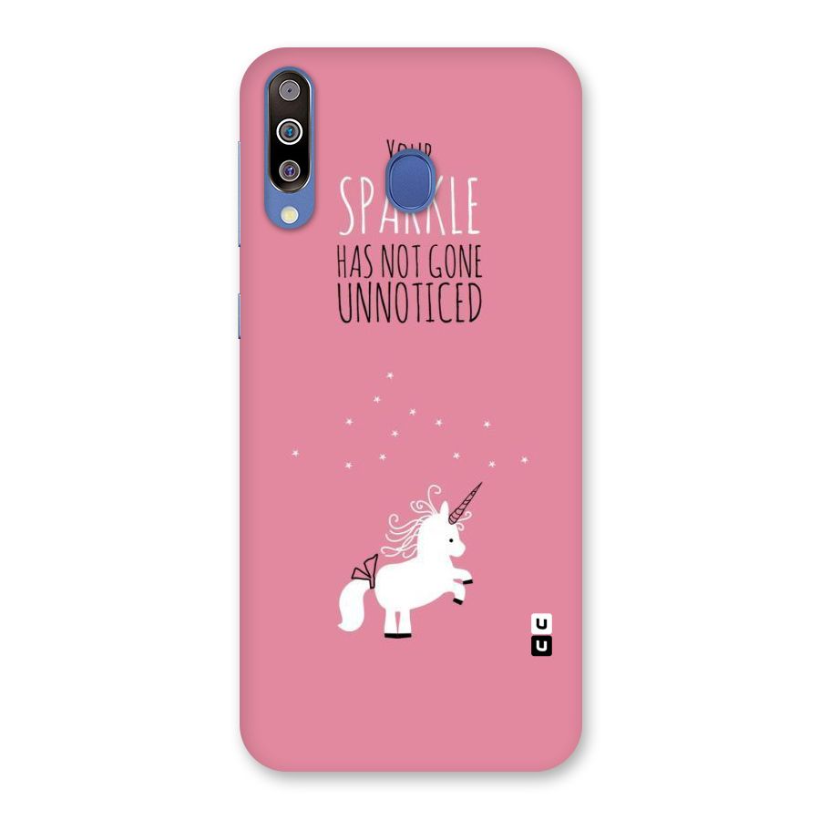 Sparkle Not Unnoticed Back Case for Galaxy M30