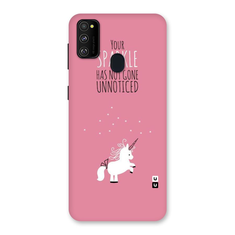 Sparkle Not Unnoticed Back Case for Galaxy M30s