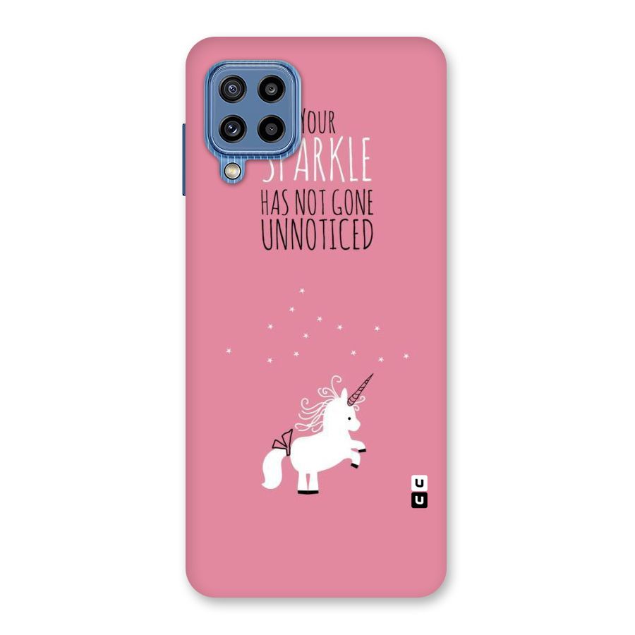 Sparkle Not Unnoticed Back Case for Galaxy M32