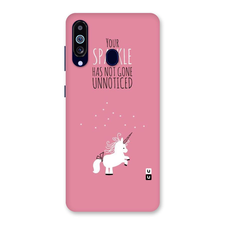 Sparkle Not Unnoticed Back Case for Galaxy M40