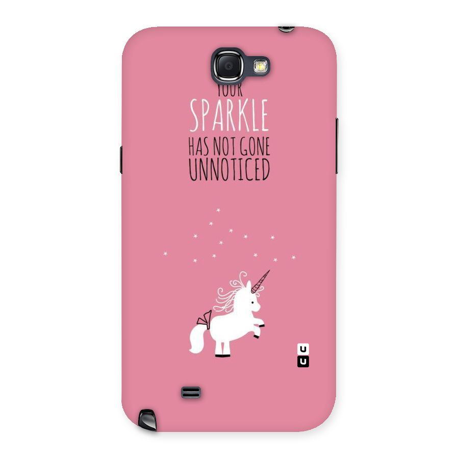 Sparkle Not Unnoticed Back Case for Galaxy Note 2