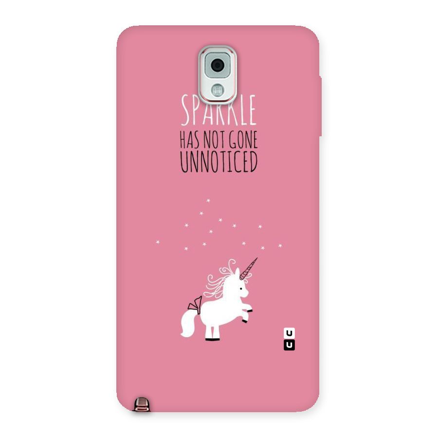 Sparkle Not Unnoticed Back Case for Galaxy Note 3