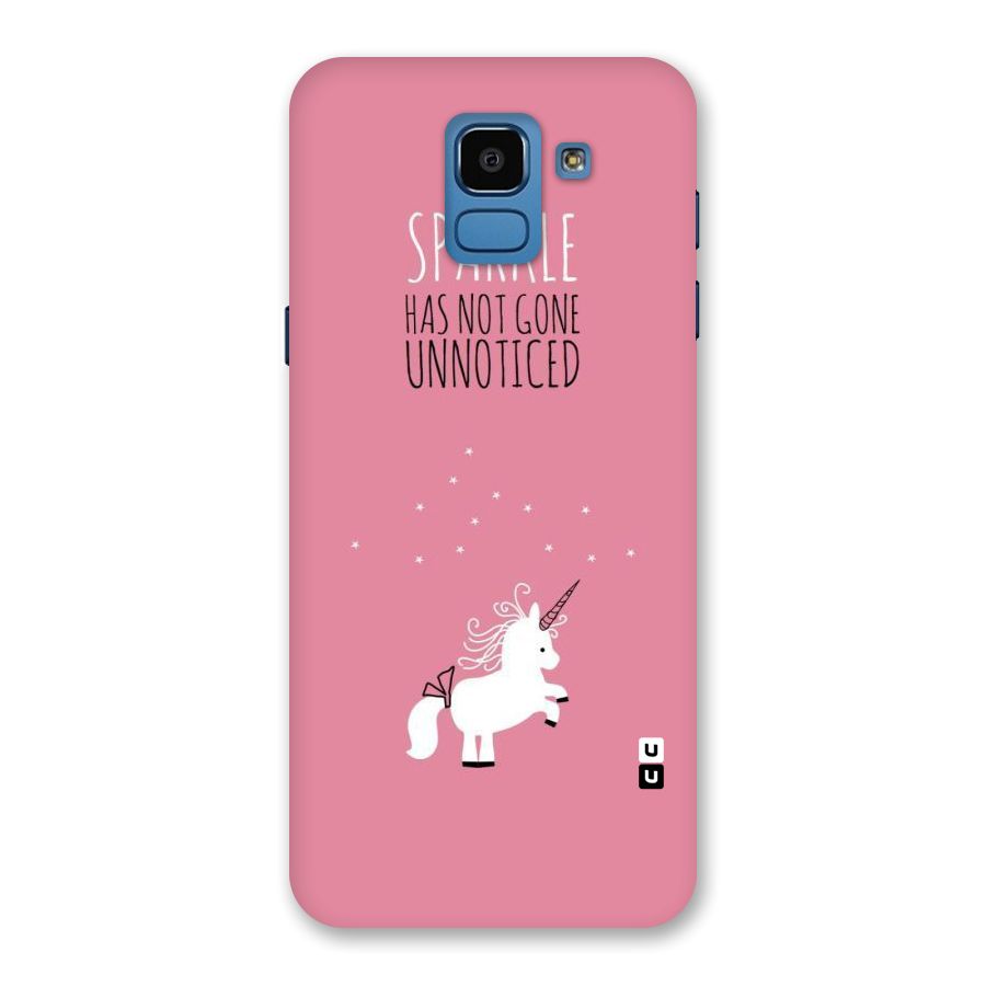 Sparkle Not Unnoticed Back Case for Galaxy On6