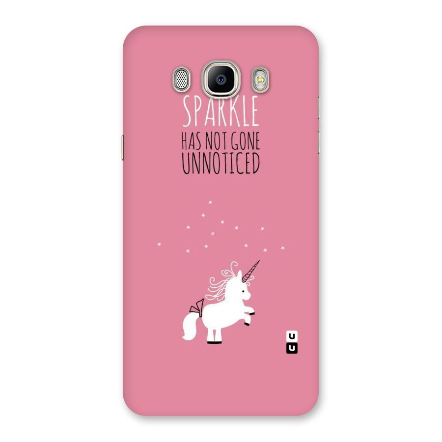 Sparkle Not Unnoticed Back Case for Galaxy On8