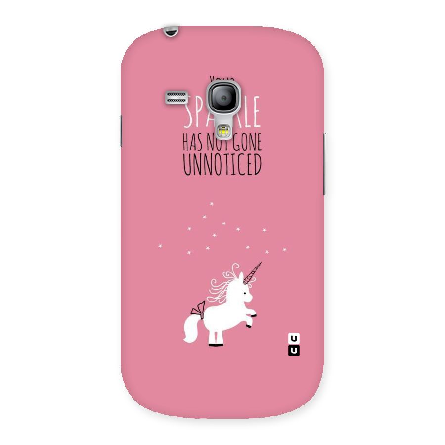 Sparkle Not Unnoticed Back Case for Galaxy S3 Mini