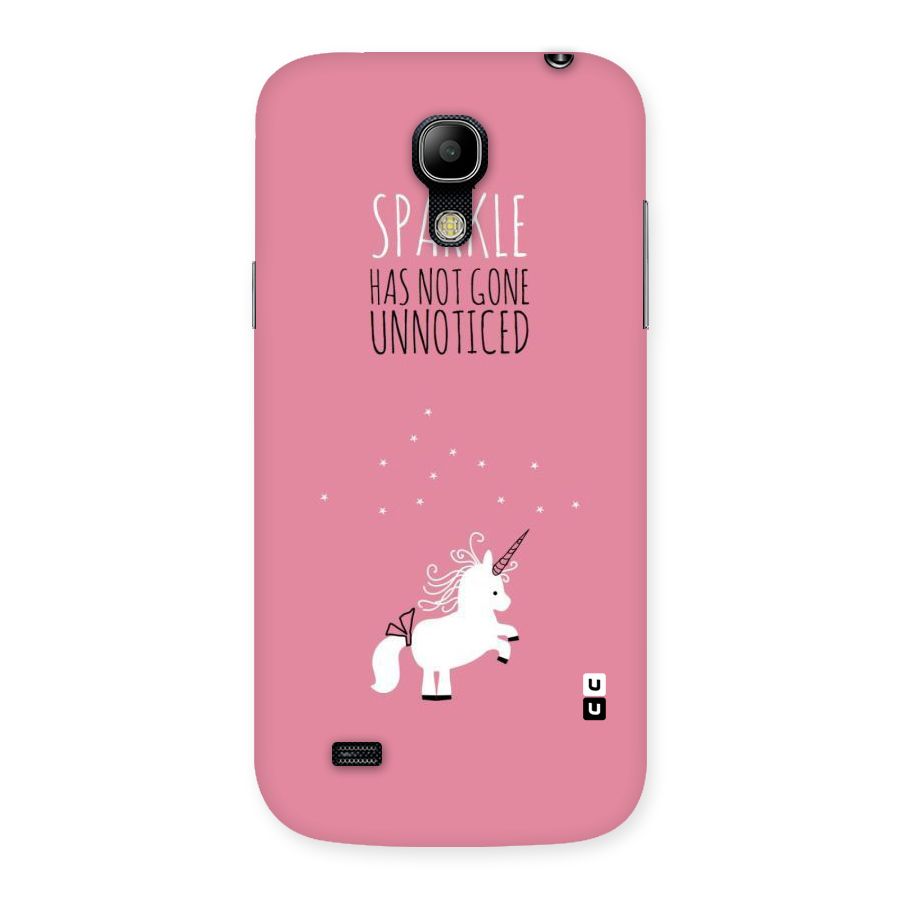 Sparkle Not Unnoticed Back Case for Galaxy S4 Mini