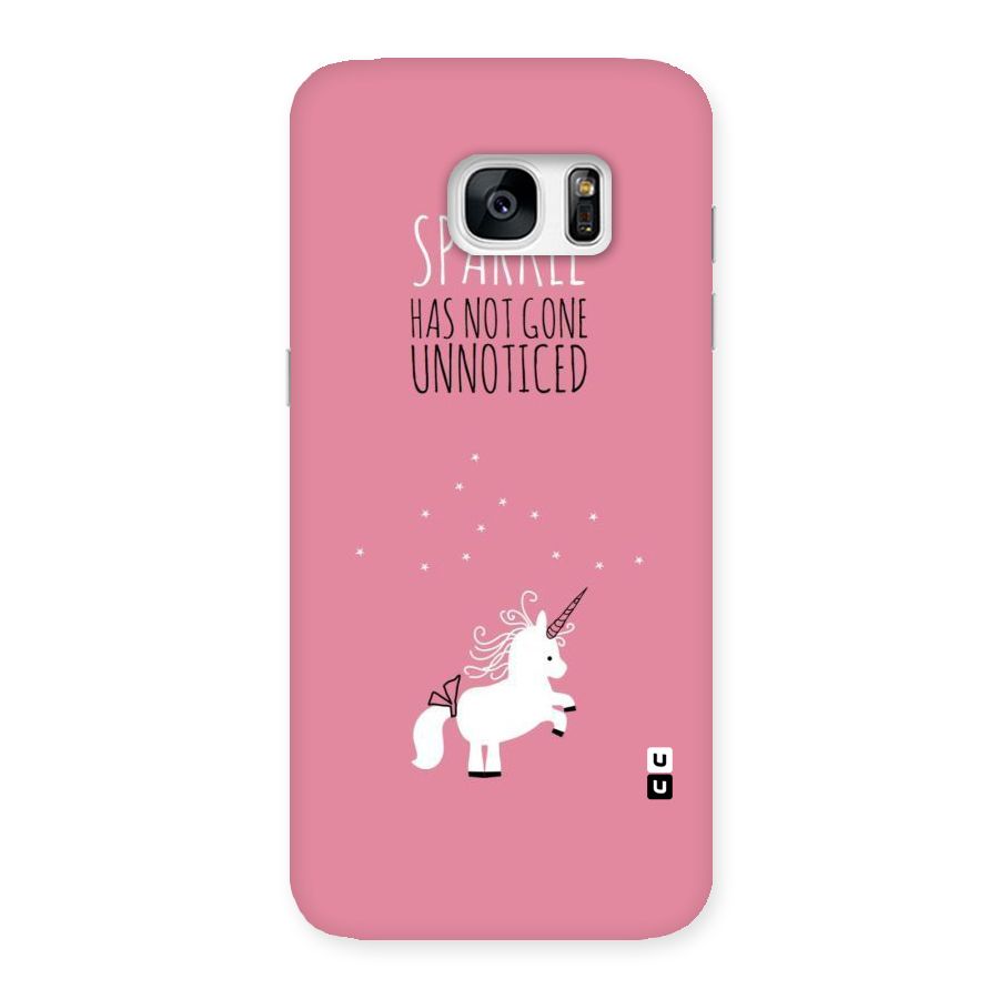 Sparkle Not Unnoticed Back Case for Galaxy S7 Edge