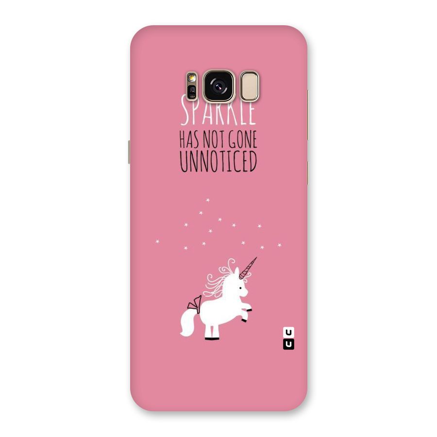 Sparkle Not Unnoticed Back Case for Galaxy S8 Plus
