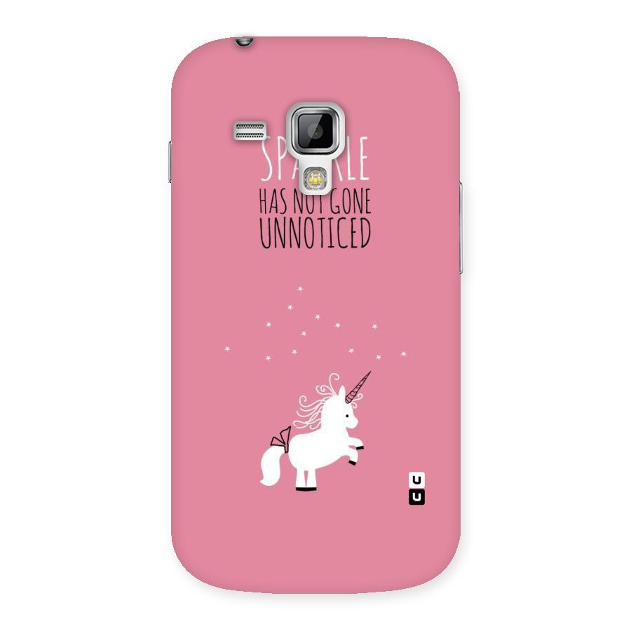 Sparkle Not Unnoticed Back Case for Galaxy S Duos