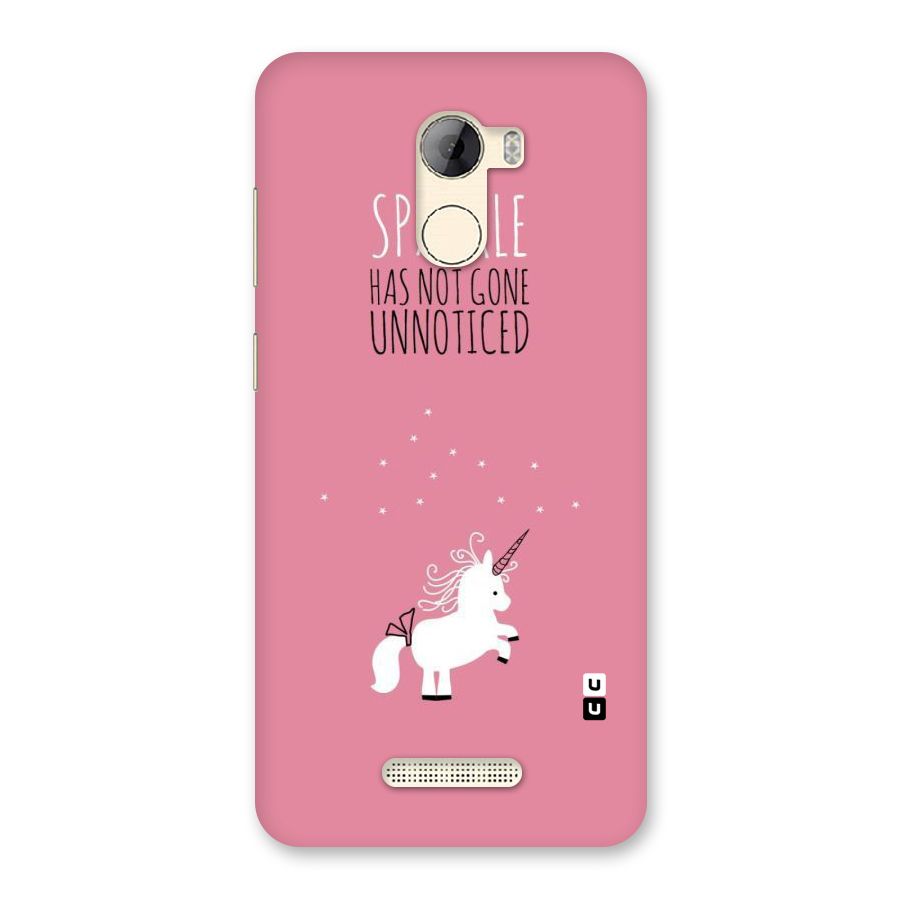 Sparkle Not Unnoticed Back Case for Gionee A1 LIte