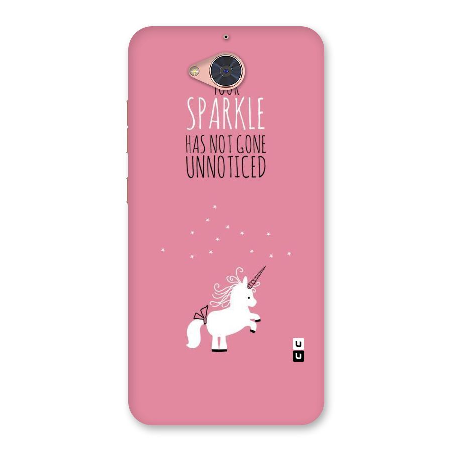 Sparkle Not Unnoticed Back Case for Gionee S6 Pro