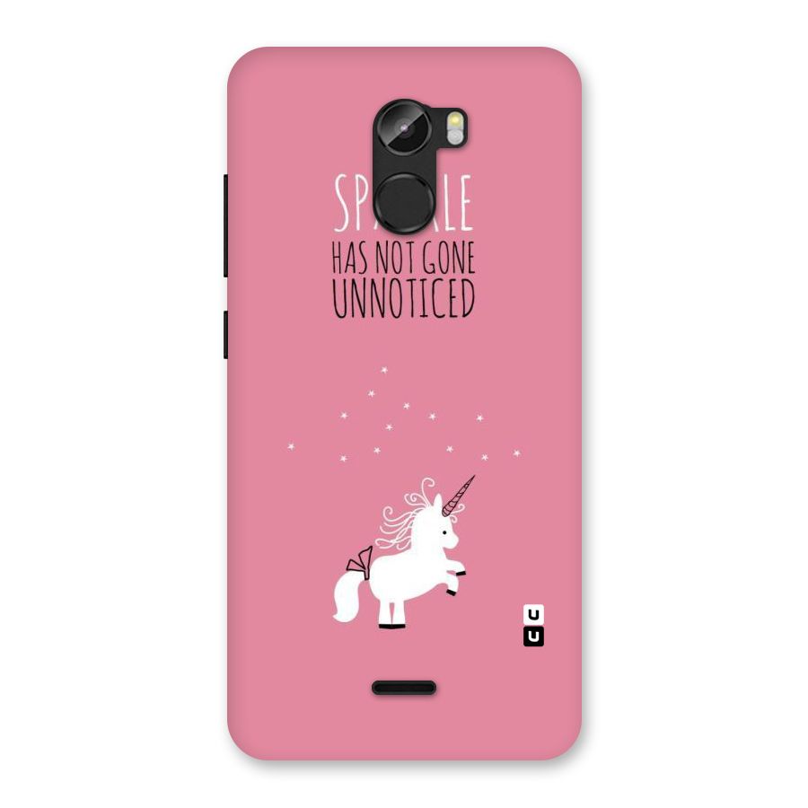 Sparkle Not Unnoticed Back Case for Gionee X1