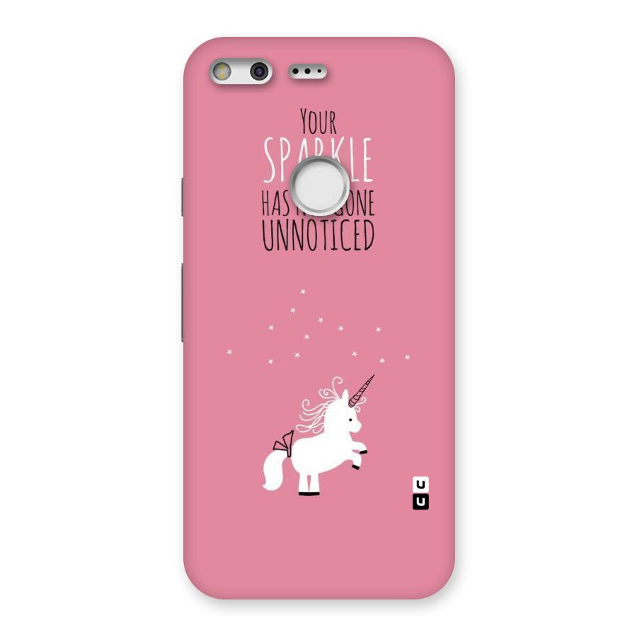 Sparkle Not Unnoticed Back Case for Google Pixel