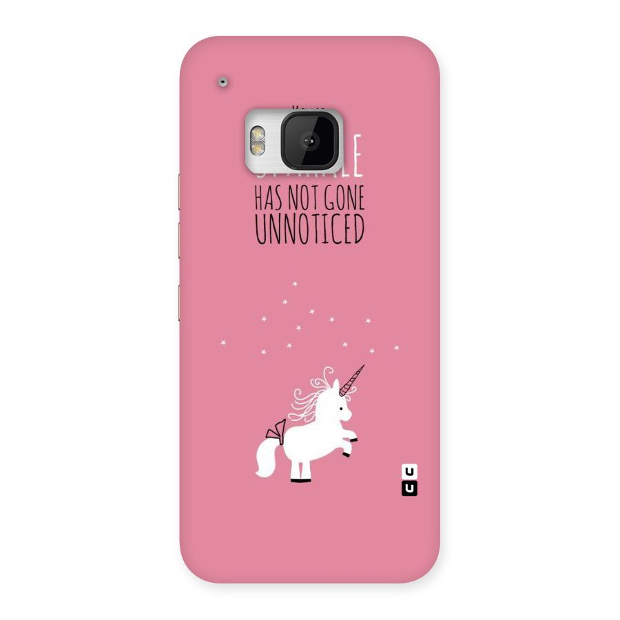 Sparkle Not Unnoticed Back Case for HTC One M9