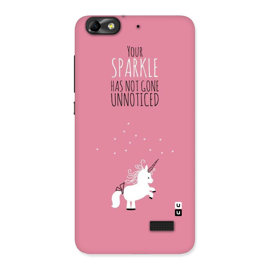Sparkle Not Unnoticed Back Case for Honor 4C