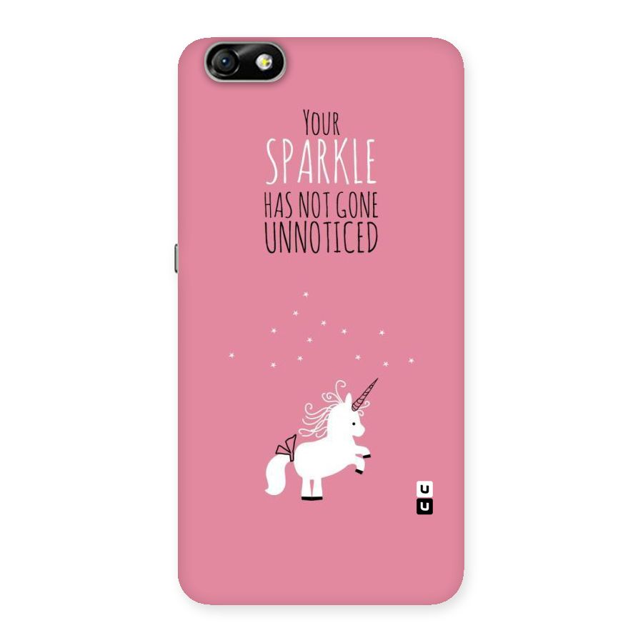Sparkle Not Unnoticed Back Case for Honor 4X