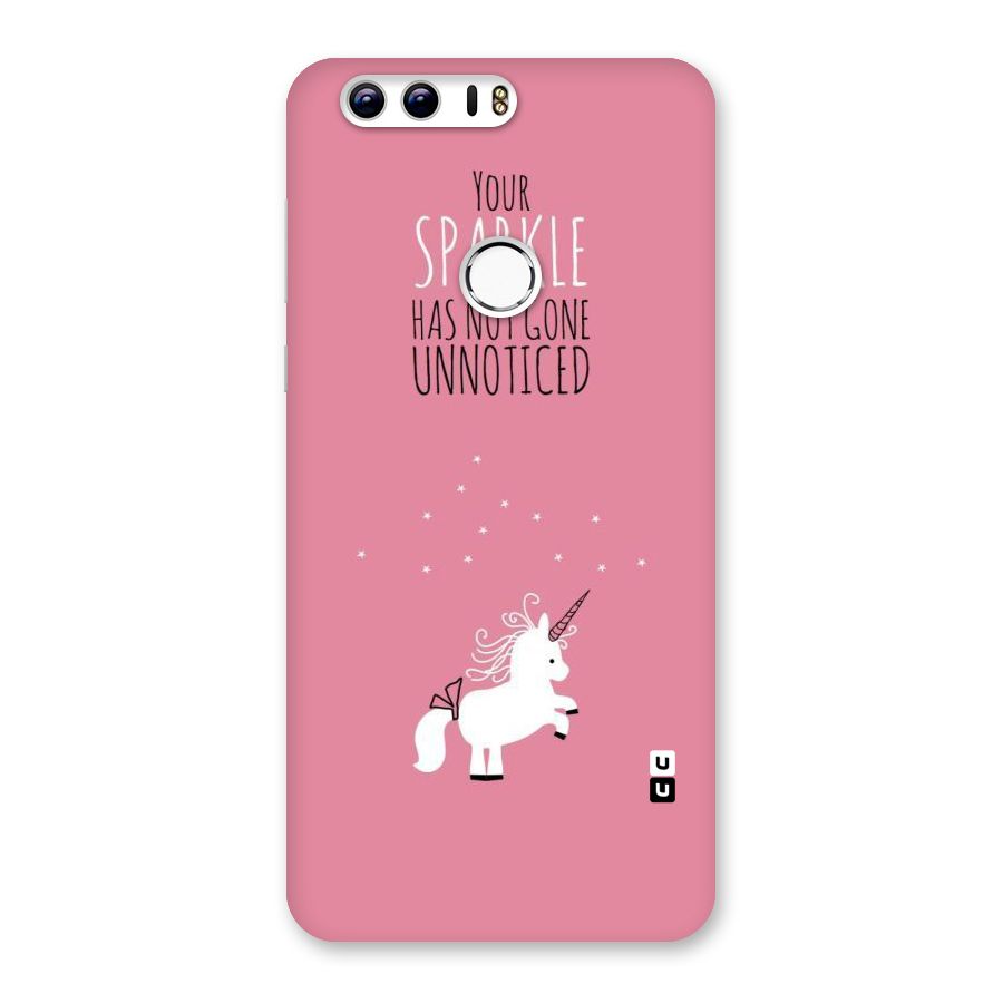 Sparkle Not Unnoticed Back Case for Honor 8