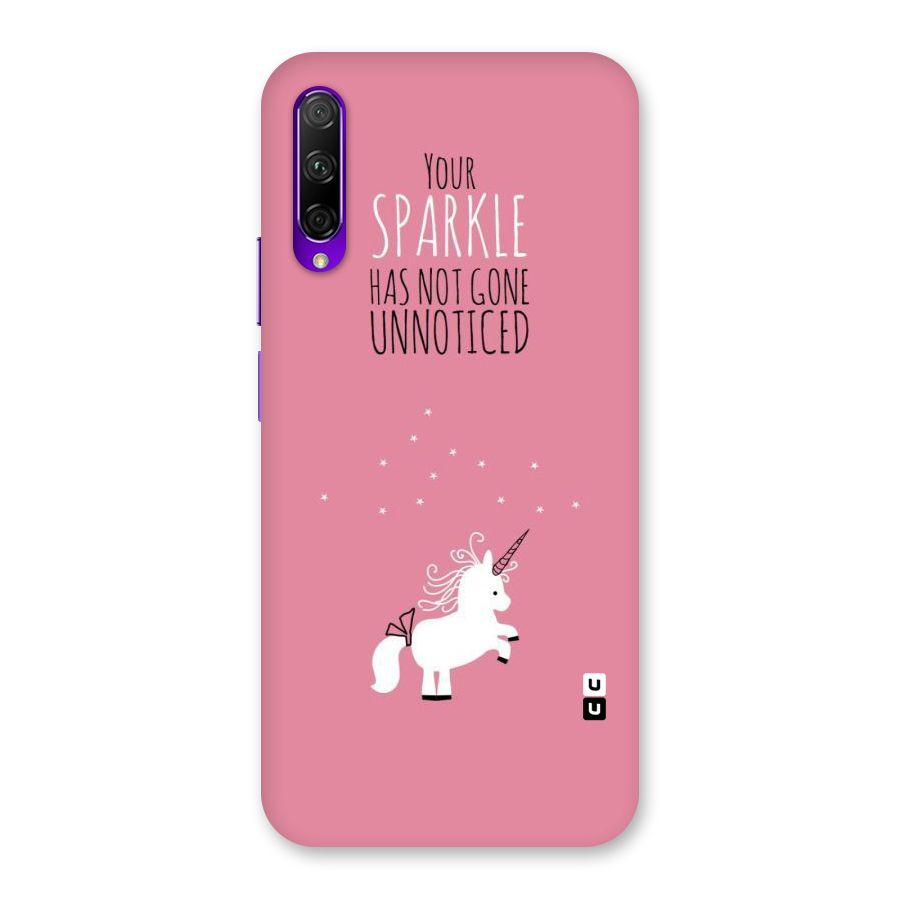 Sparkle Not Unnoticed Back Case for Honor 9X Pro