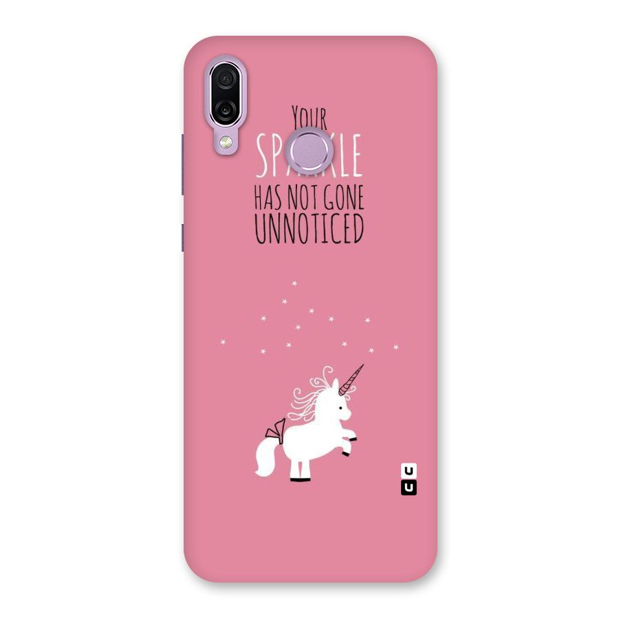 Sparkle Not Unnoticed Back Case for Honor Play