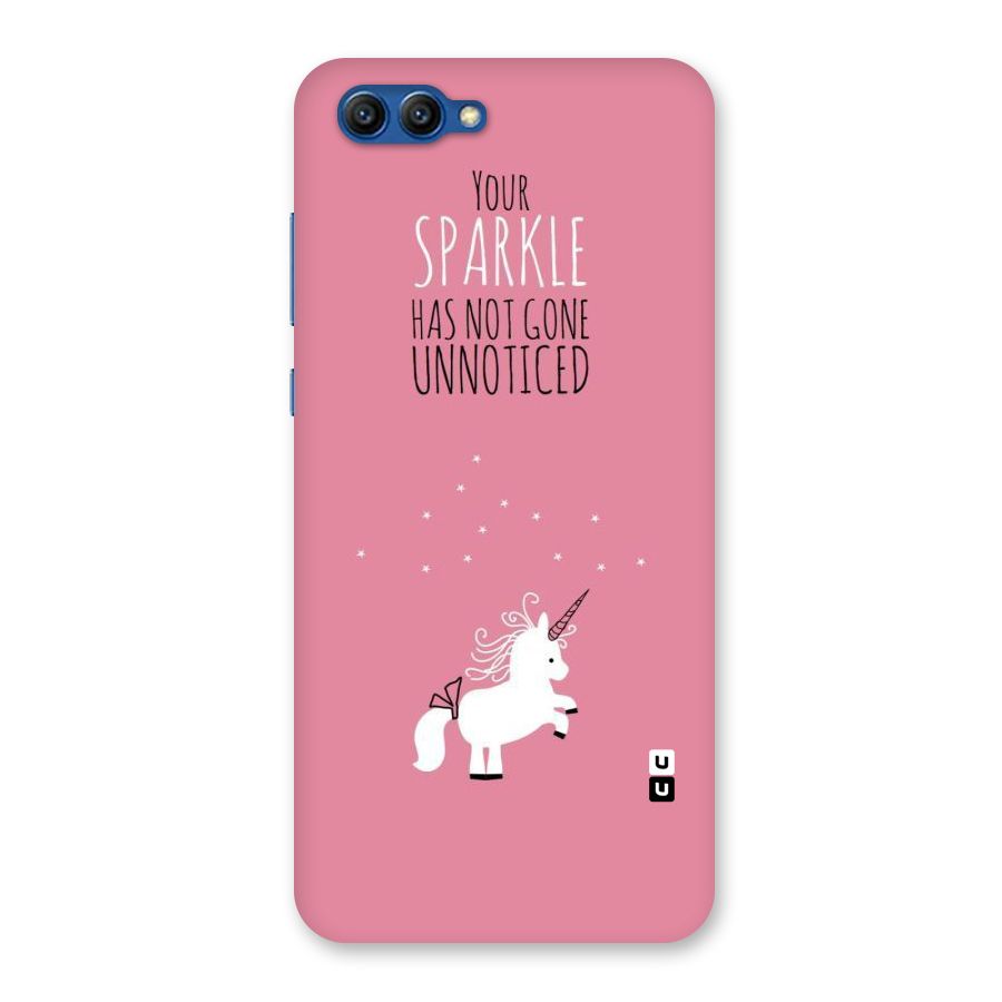Sparkle Not Unnoticed Back Case for Honor View 10