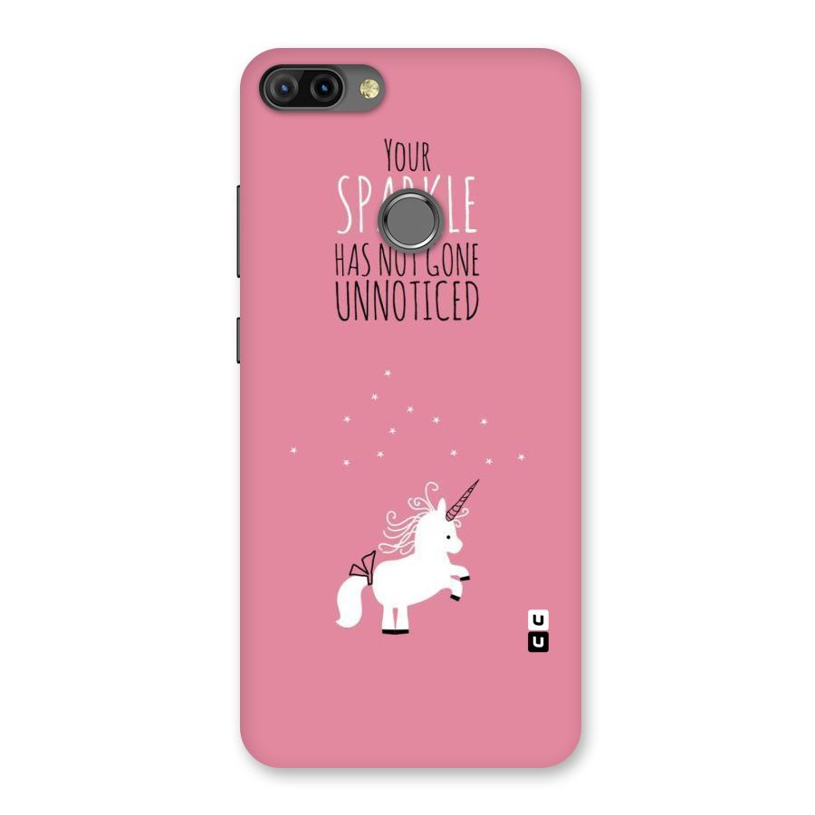 Sparkle Not Unnoticed Back Case for Infinix Hot 6 Pro
