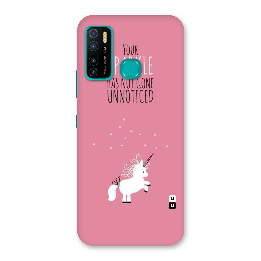 Sparkle Not Unnoticed Back Case for Infinix Hot 9 Pro